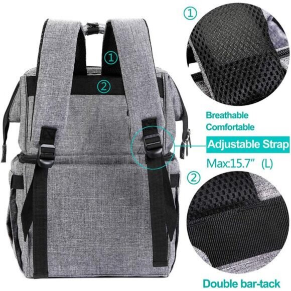 Insulated Lunch Box Cooler Backpack Waterproof Leak-proof Lunch Bag Tote